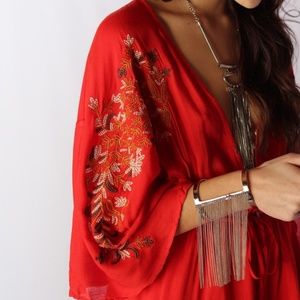 NWT Boho Embroidered Dress